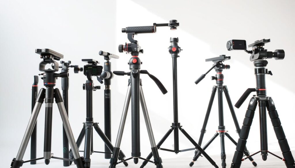 Photography tripods and camera stabilizers for steady shots